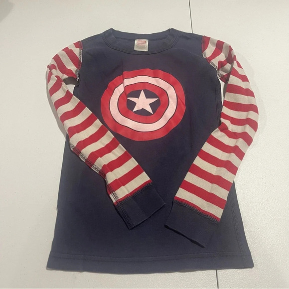 Hanna Anderson boy pajama top bundle Size 8 - Picture 5 of 13